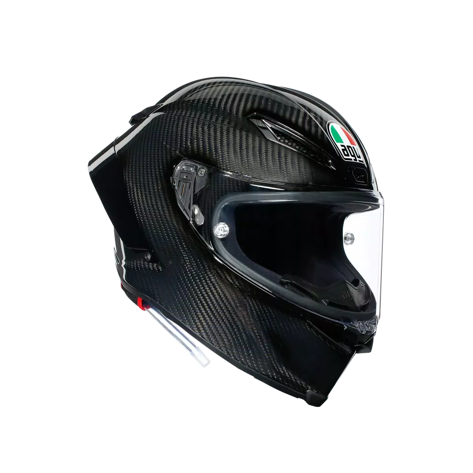 PISthtTA GP RR MONO GLOSSY CARBON - MOTORBIKE FULL FACE HELMET E2206 DOT