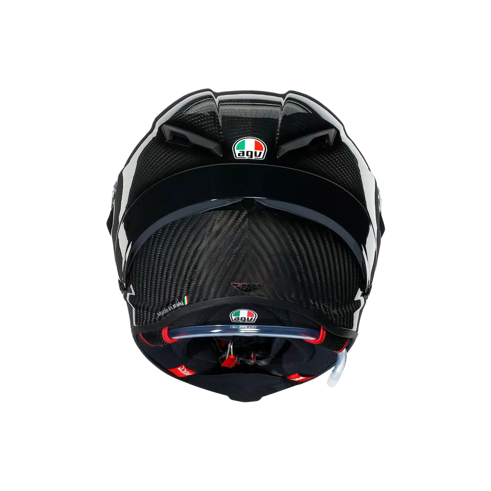 PISthtTA GP RR MONO GLOSSY CARBON - MOTORBIKE FULL FACE HELMET E2206 DOT