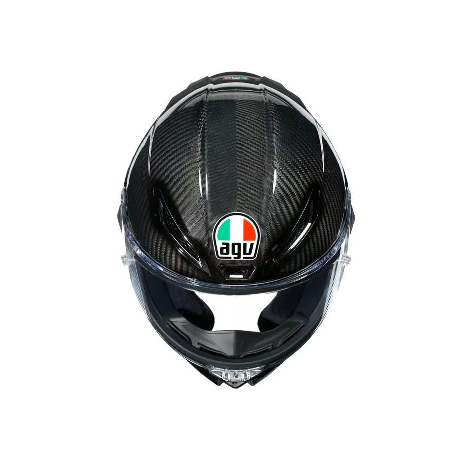 PISthtTA GP RR MONO GLOSSY CARBON - MOTORBIKE FULL FACE HELMET E2206 DOT