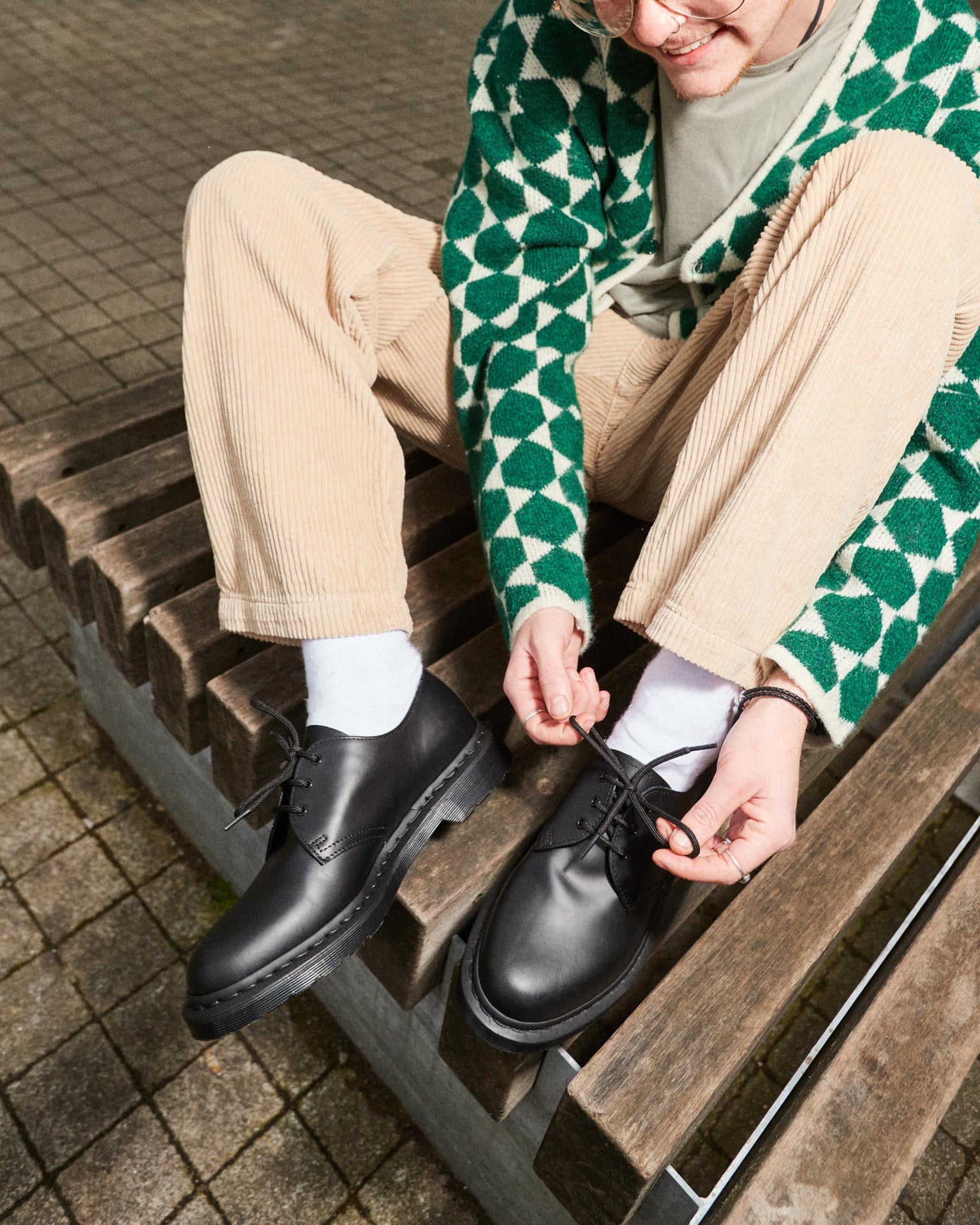1461 Mono Smooth Leather Oxford Shoes