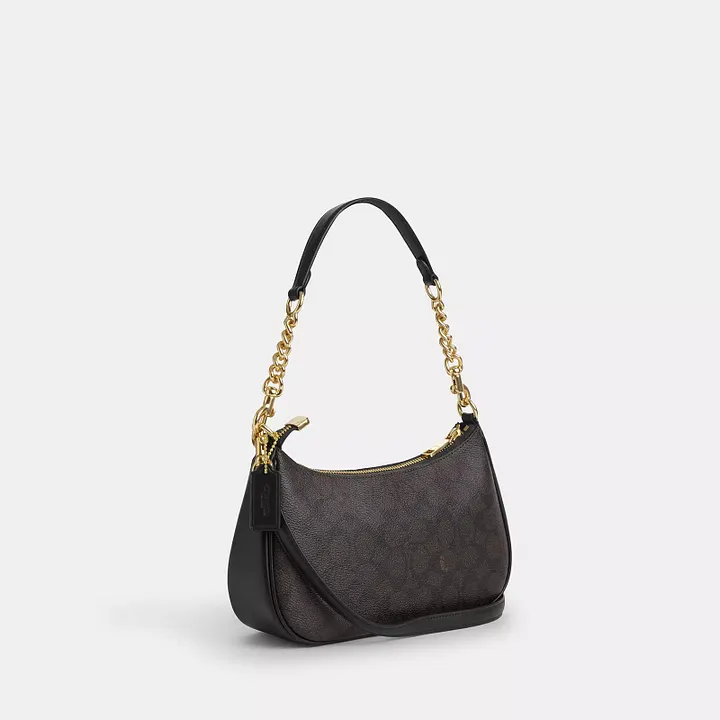 Sac porté épaule Teri en toile Signature