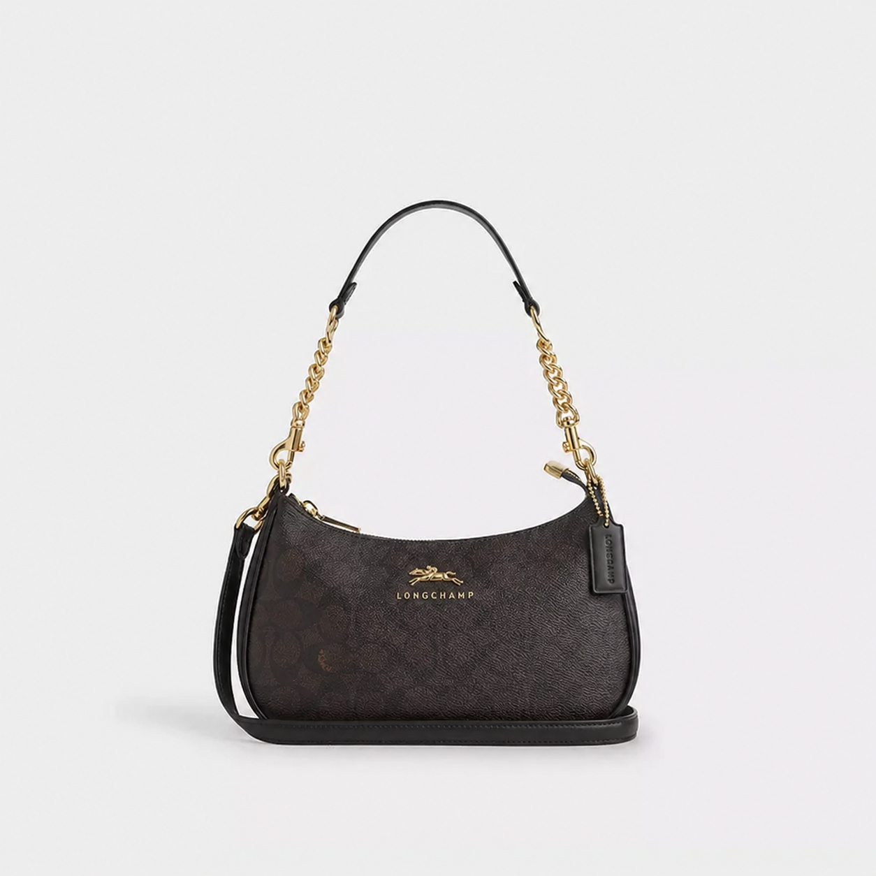 Sac porté épaule Teri en toile Signature