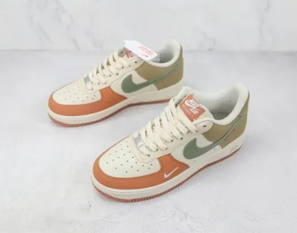 Nithtke Air Force 1 07 Low Green White Orange BS8871-801