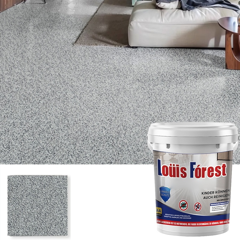  [Crystal Marble Texture] Premium Liquid Ceramic Floor Paint - Self-Leveling Seamless Finish - ZeroOdor Waterproof Coating 🛠️🏠