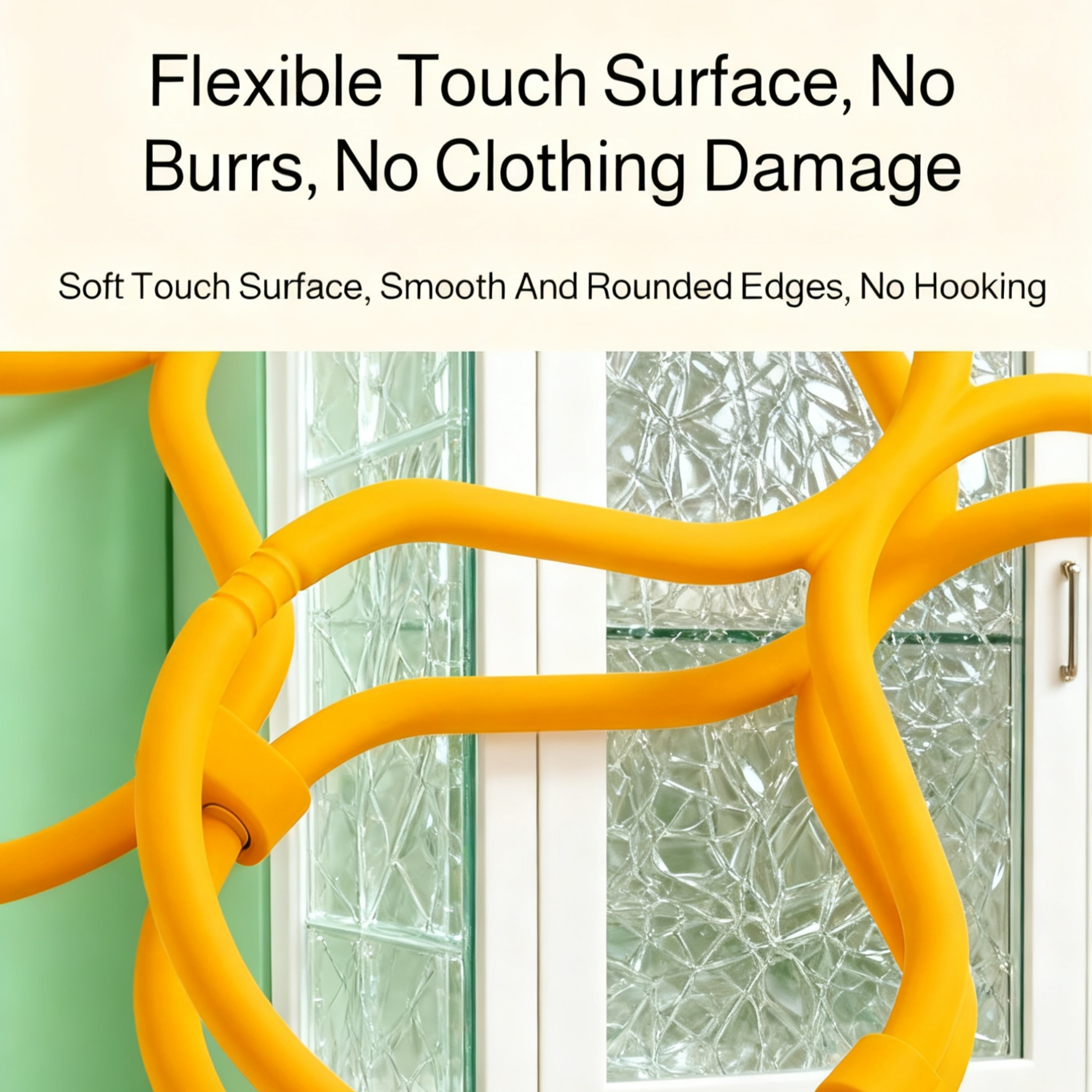 Multi-functional Foldable Space-saving Silicone Clothes Hanger