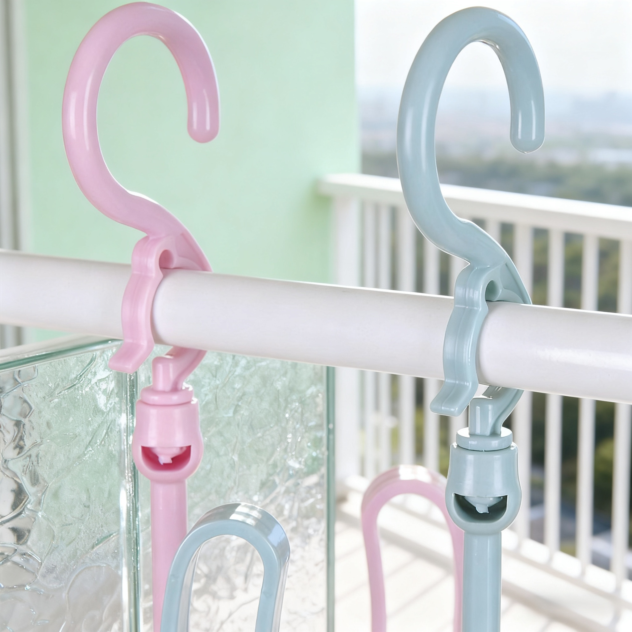 Durable outdoor shoe organizer for balcony use