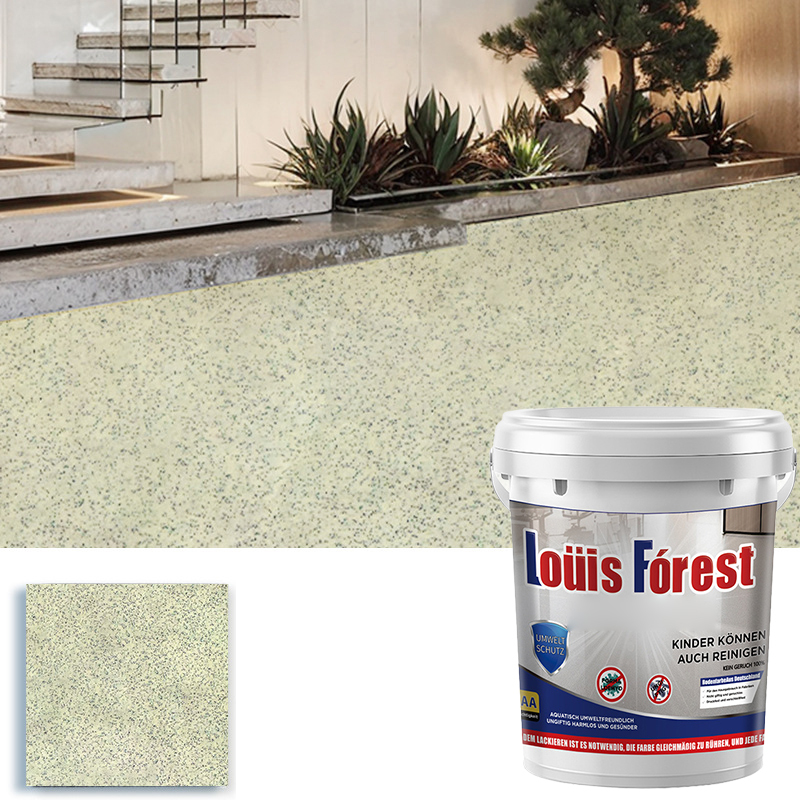  [Crystal Marble Texture] Premium Liquid Ceramic Floor Paint - Self-Leveling Seamless Finish - ZeroOdor Waterproof Coating 🛠️🏠