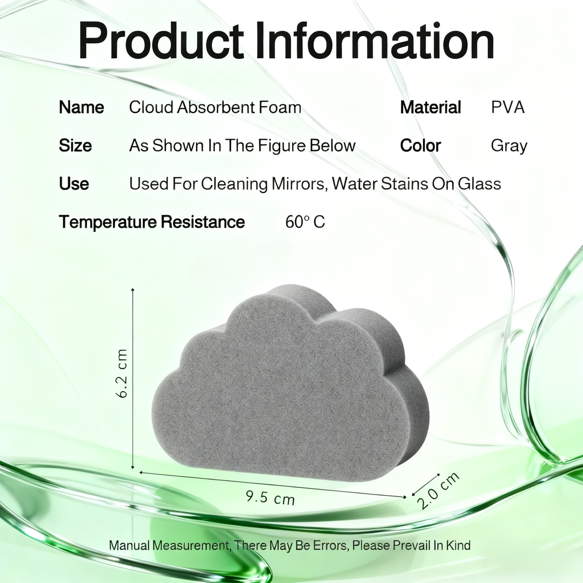 Countertop Absorbent Sponge Wipe