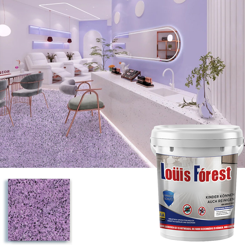  [Crystal Marble Texture] Premium Liquid Ceramic Floor Paint - Self-Leveling Seamless Finish - ZeroOdor Waterproof Coating 🛠️🏠