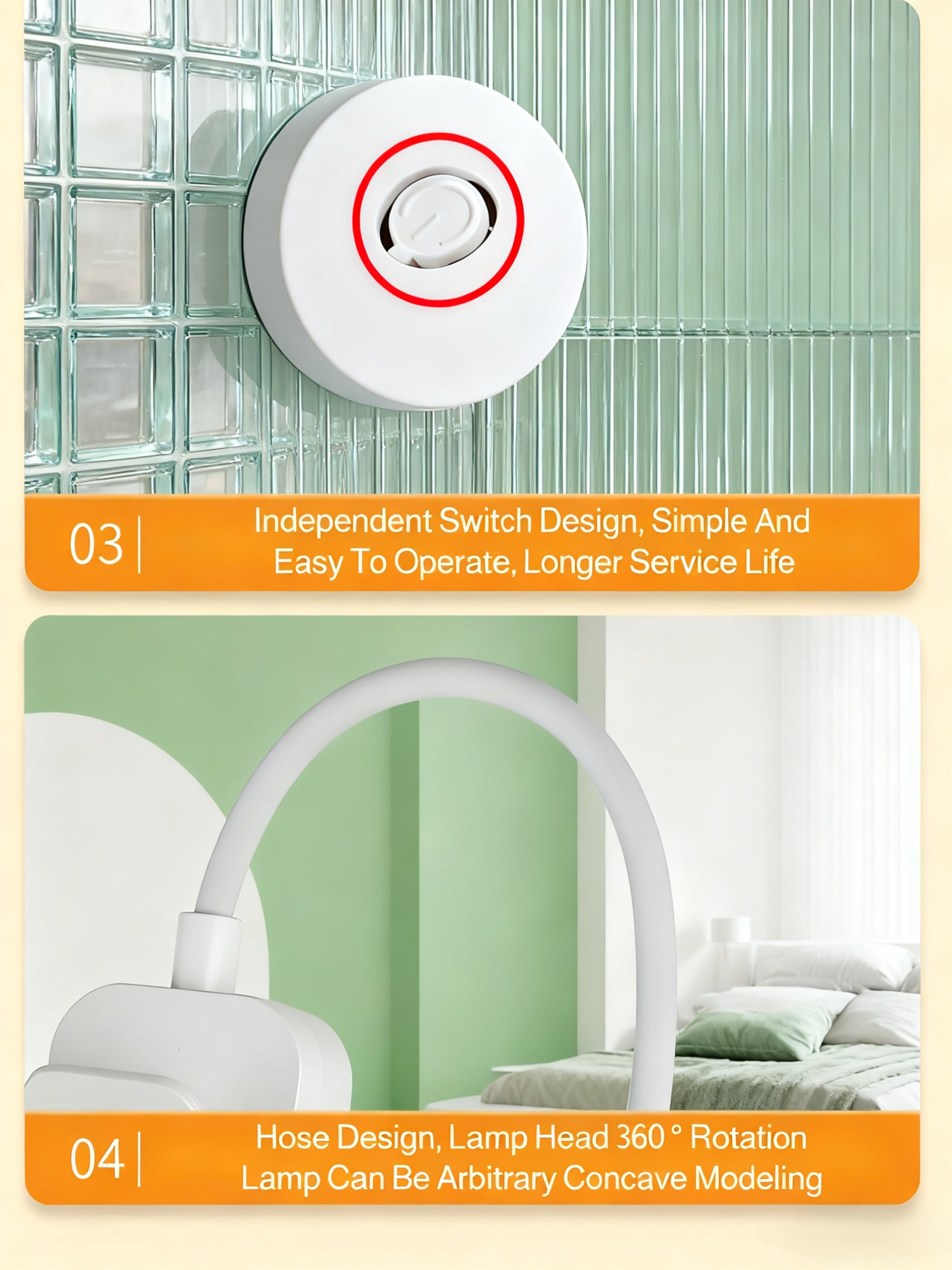  Clip-on Rechargeable Reading Light 