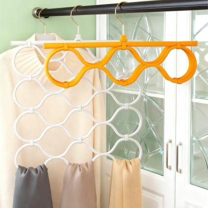 Multi-functional Foldable Space-saving Silicone Clothes Hanger