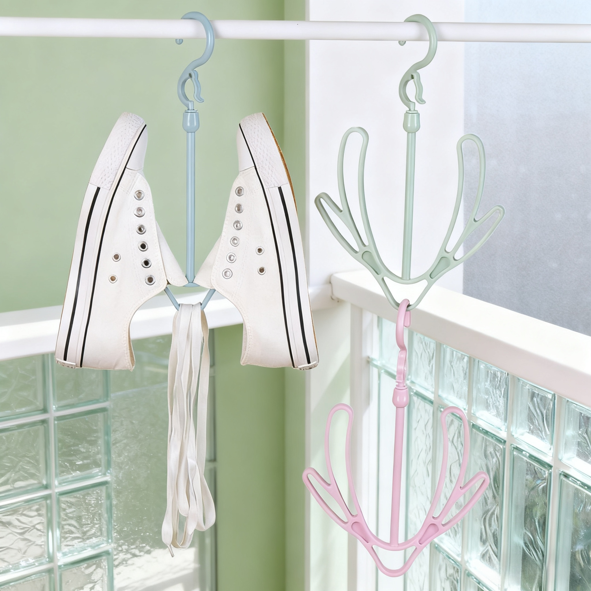 Outdoor Balcony Hanging Shoe Rack