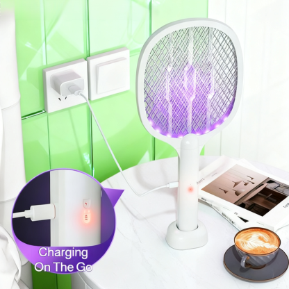 Electric Mosquito Swatter with Lamp