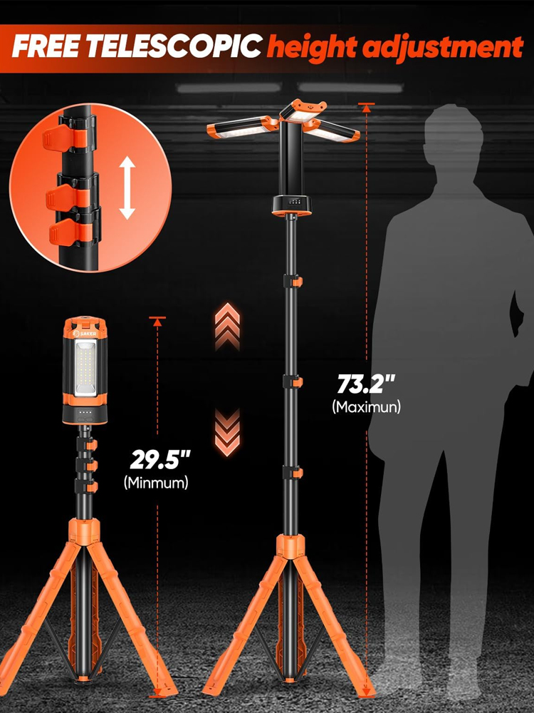 🌟 For the price of a single camping meal 🍔, get this 3-Leaf Beacon: 36h Ultra-Bright Light with a Built-in Stable Tripod 👍—360° lighting for any terrain! 👍
