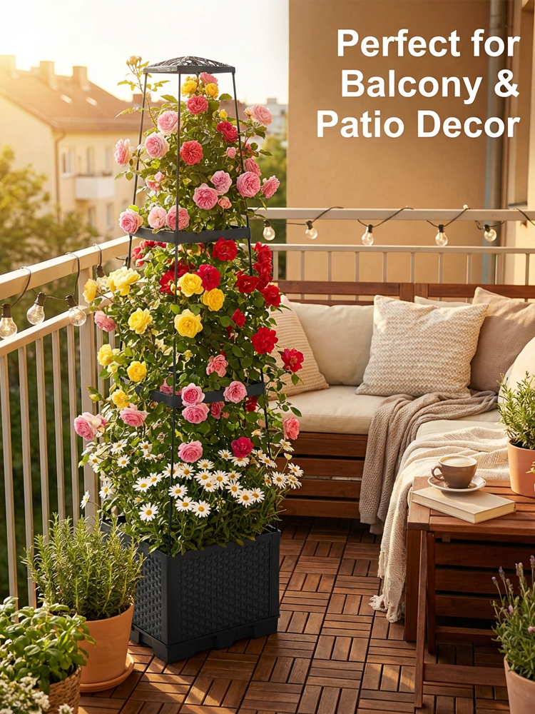 ✨<50% Off Factory Direct> Premium German-Engineered Modular Planter. Build your high-yield balcony farm today! ✨