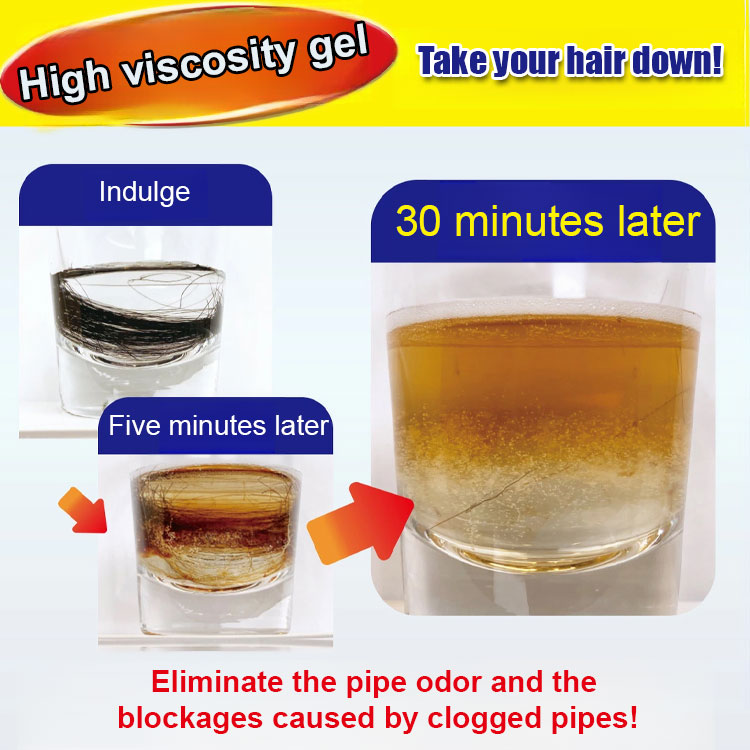 ✨<60s Dissolve: Pro-Formula> High-Viscosity Drain Cleaner: Clears Hair & Grease Without the $200 Plumber Bill. ✨