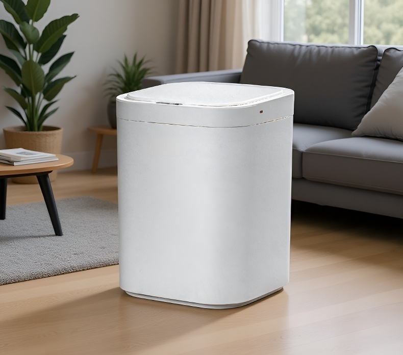 Smart touchless trash bin for bedroom