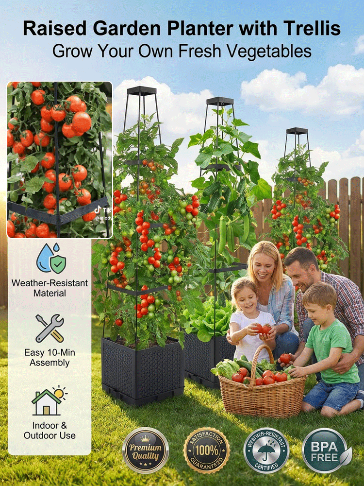 ✨<50% Off Factory Direct> Premium German-Engineered Modular Planter. Build your high-yield balcony farm today! ✨