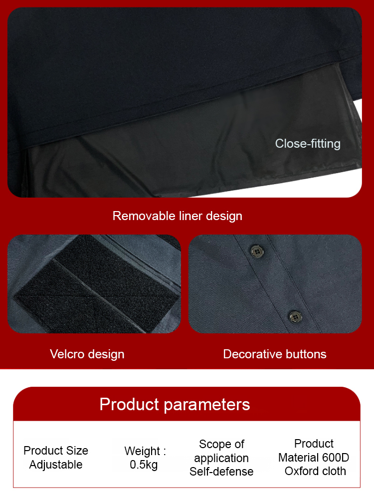 ✨ [Level III Protection] Ultra-Thin Bulletproof-Grade Stab Vest — 100% Concealable Under Suits & T-shirts! 🛡️