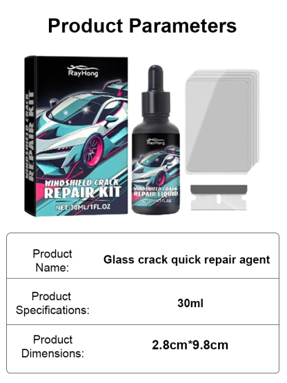 🚗DROP FIX / LASTS 10 YEARS! Pro-Grade Liquid ResinInstantly Fills Any Crack in 3 Minutes for a Flawless, Invisible Repair! 💪