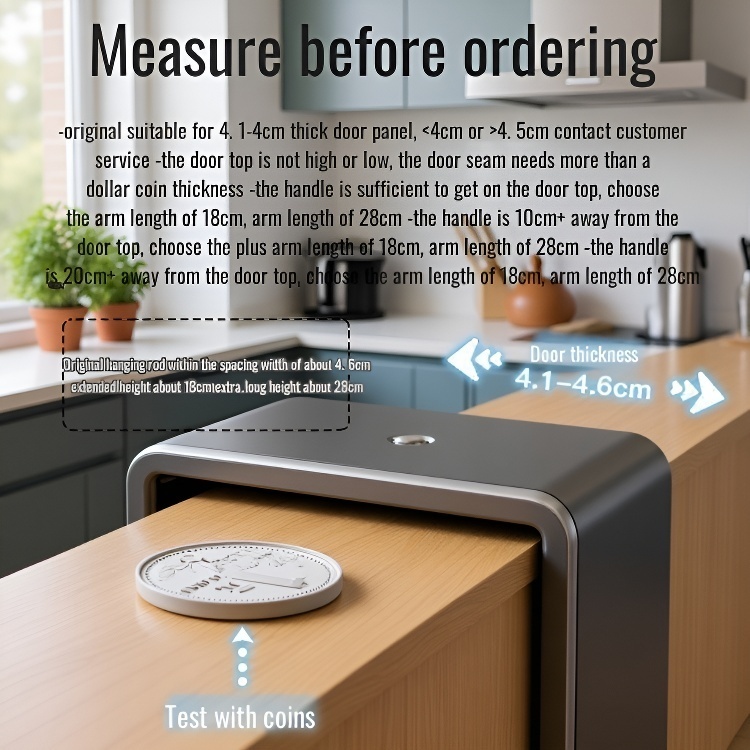 Punch-Free Door Hook Hanger for Bedroom and Bathroom