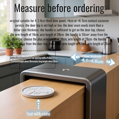 Punch-Free Door Hook Hanger for Bedroom and Bathroom