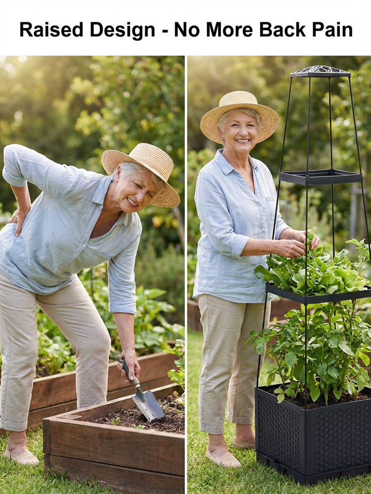 ✨<50% Off Factory Direct> Premium German-Engineered Modular Planter. Build your high-yield balcony farm today! ✨