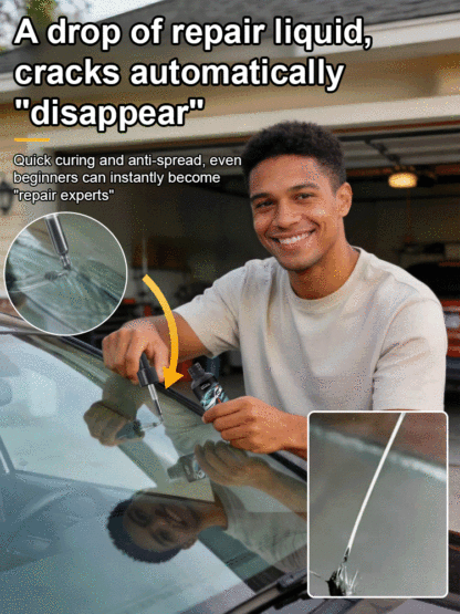 🚗DROP FIX / LASTS 10 YEARS! Pro-Grade Liquid ResinInstantly Fills Any Crack in 3 Minutes for a Flawless, Invisible Repair! 💪