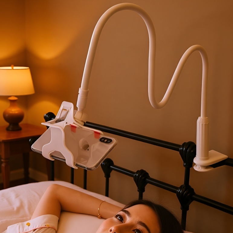 Multi-Function Rotating Mobile Phone Stand for Desktop and Bedside