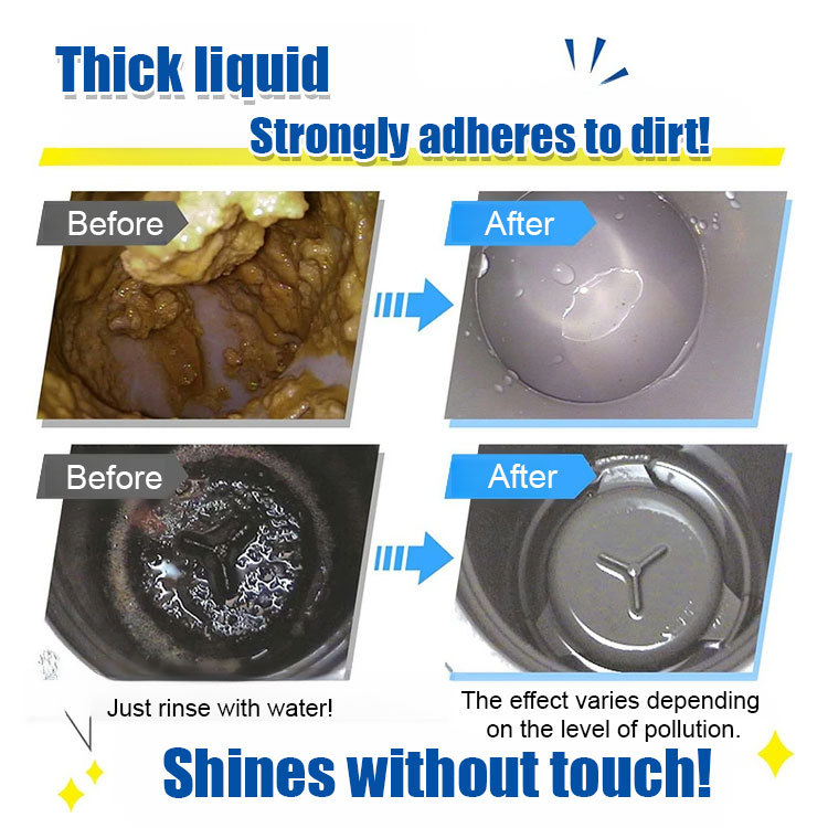 ✨<60s Dissolve: Pro-Formula> High-Viscosity Drain Cleaner: Clears Hair & Grease Without the $200 Plumber Bill. ✨