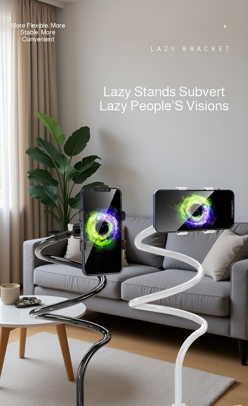 Multi-Function Rotating Mobile Phone Stand on desktop