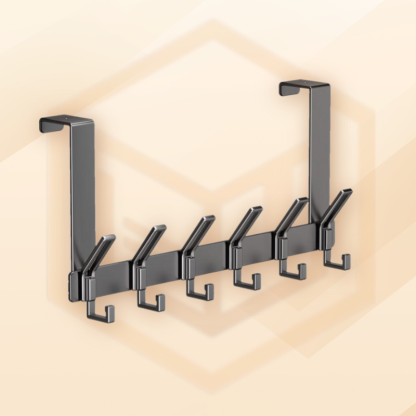 Punch-Free Door Hook Hanger for Bedroom and Bathroom