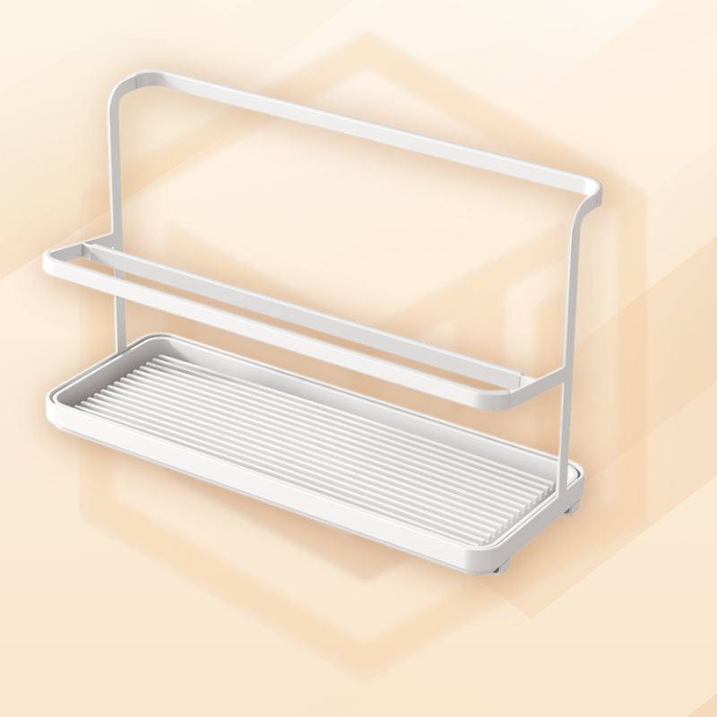 Double-Layer Kitchen Countertop Cup Rack