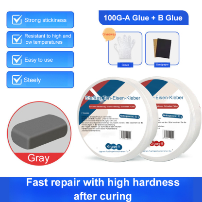 【Pipe Freeze Savior ❄️】Emergency Instant-Fix Leak Sealing Putty! It works on iron pipes, PVC, ceramic toilets 🚽, and even car fuel tanks! Essential for every home! 🛠️