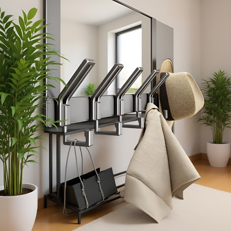 Punch-Free Door Hook Hanger for Bedroom and Bathroom