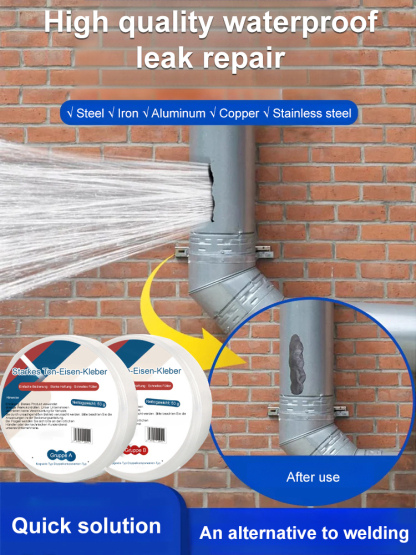 【Pipe Freeze Savior ❄️】Emergency Instant-Fix Leak Sealing Putty! It works on iron pipes, PVC, ceramic toilets 🚽, and even car fuel tanks! Essential for every home! 🛠️