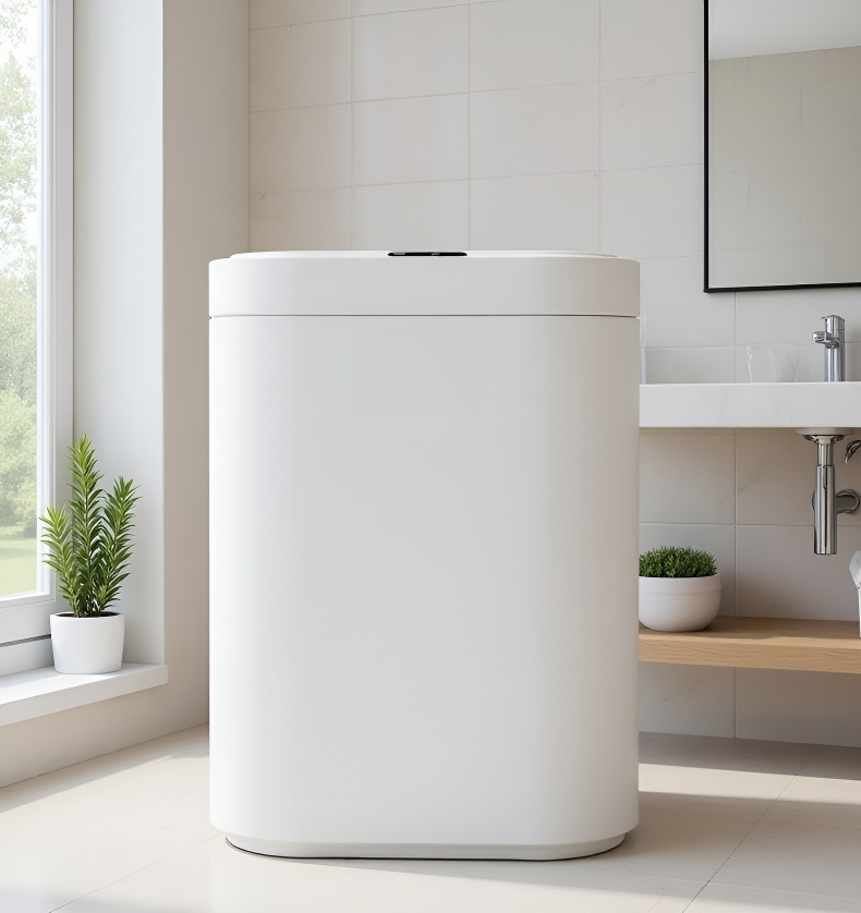 Stylish square trash can suitable for living room and bedroom