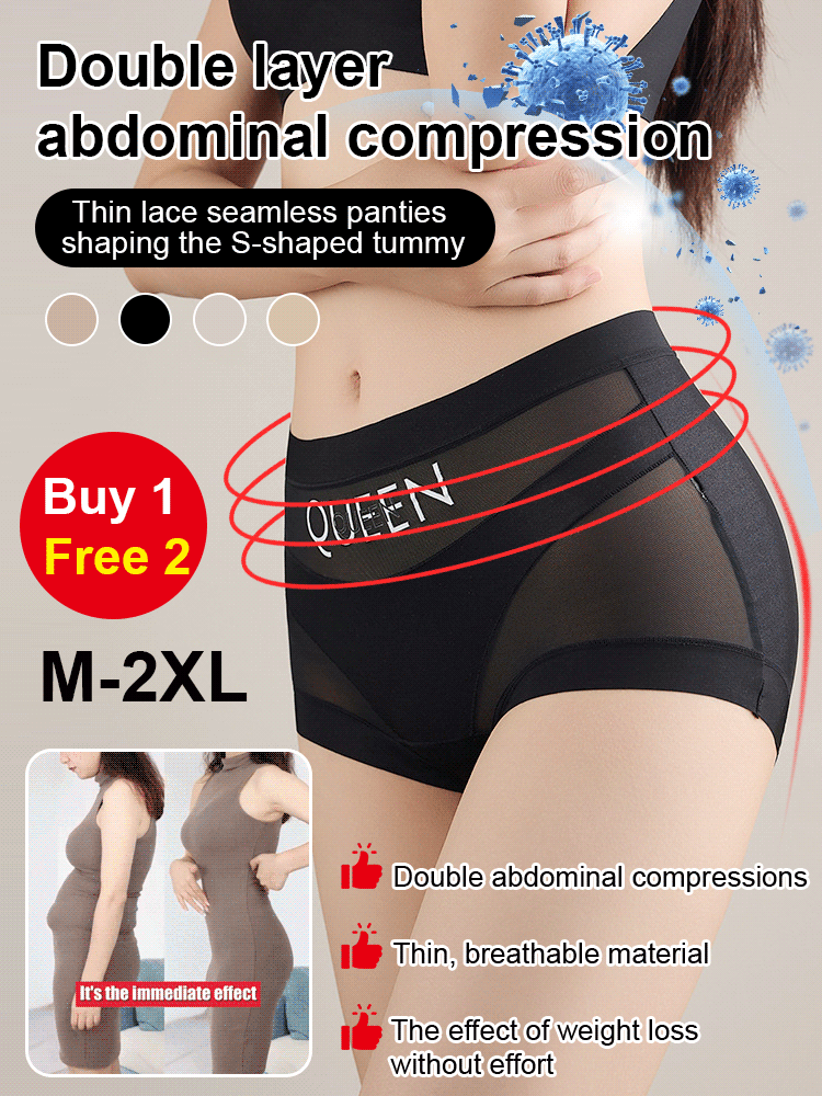 【Double-Layer Honeycomb Tummy Control】Look 10 lbs slimmer instantly! ✨ For the price of one dinner, you can own this seamlesslace shaping panty that international supermodels are wearing. 💃
