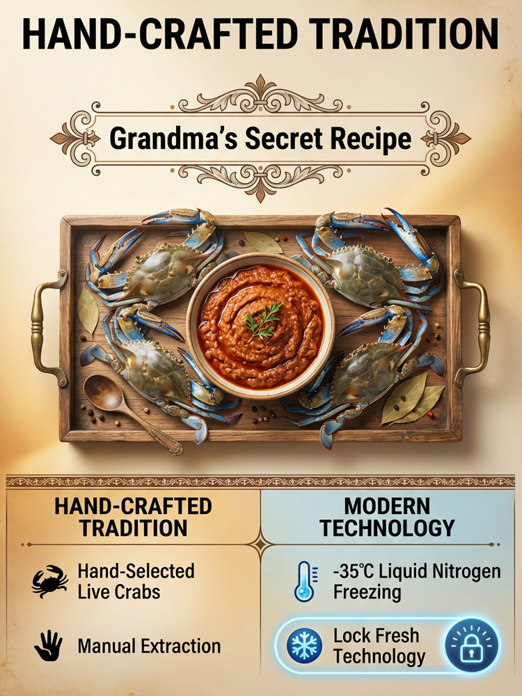 ✨[45-Day Season ONLY] The incredibly rich and creamy "Liquid Gold" paste from Chesapeake Bay's wild blue crabs! ✨