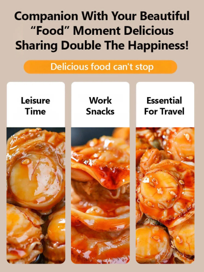 Wild-Caught Deep North Atlantic Scallops 🌊 from an exclusive 25-day golden harvest season! ⏳ Freshly-canned in a zesty Spicy Garlic sauce. 🌶️