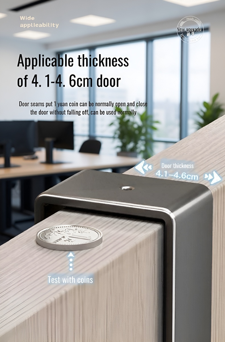 Space-saving punch-free door organizer for small rooms