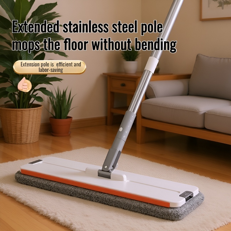 Extra Hands-Free Wet and Dry Mop for Home Cleaning