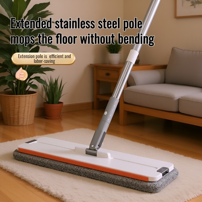 Extra Hands-Free Wet and Dry Mop for Home Cleaning