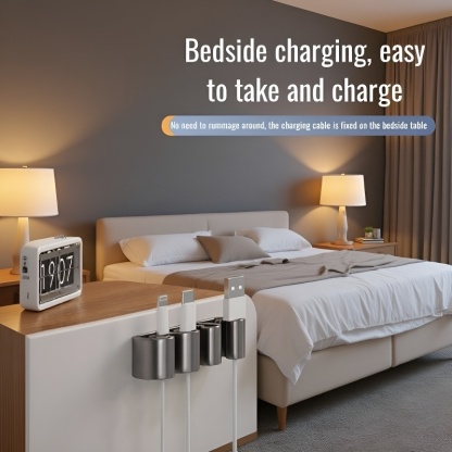  Mobile Phone Charging Cable Organizer Clip