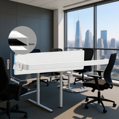 Modern Japanese Acrylic Towel Holder, No-Drill Adhesive Wall Storage Rack