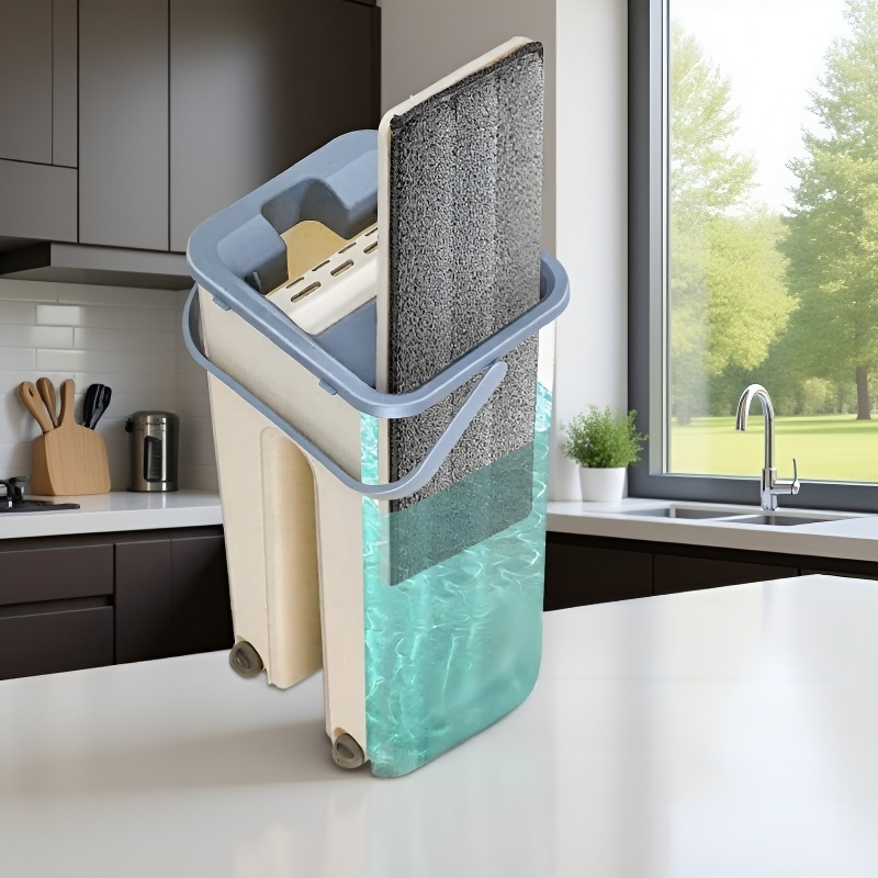  Eco-friendly Household Flat Mop for Wet and Dry Cleaning
