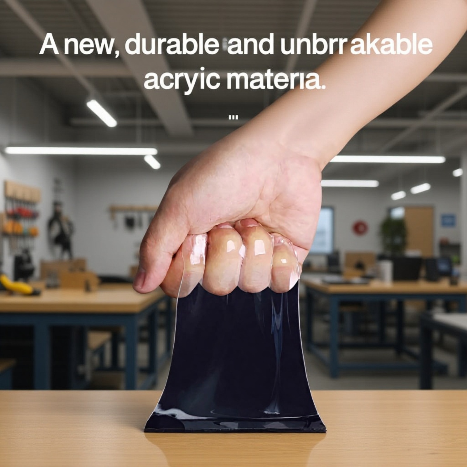 Durable acrylic towel holder for daily use