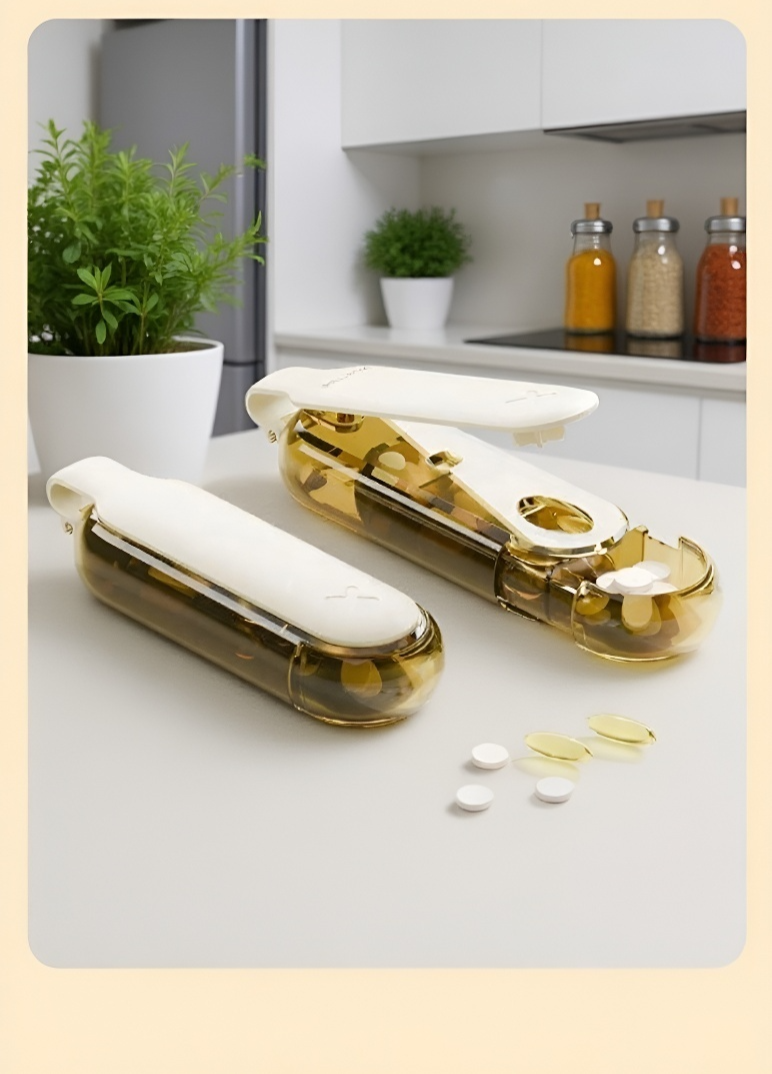 Durable pill organizer for senior travel needs