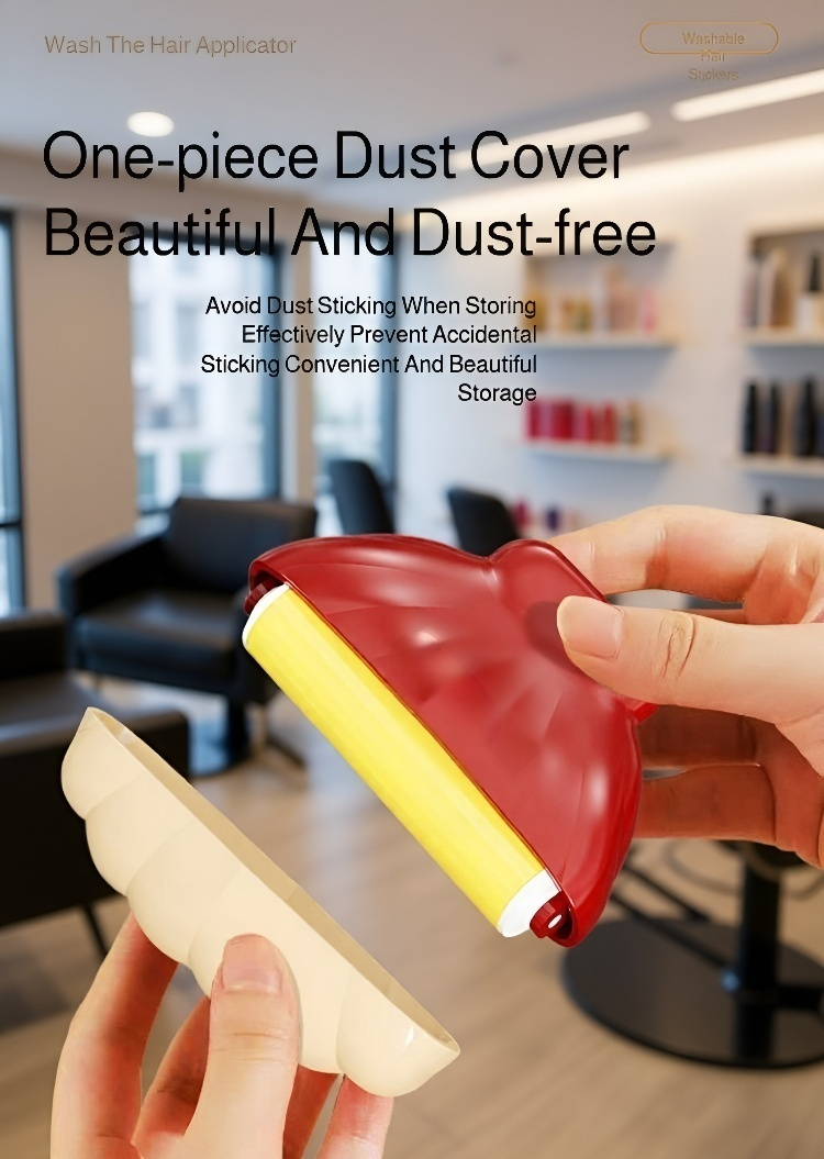 Travel-friendly pet hair remover roller