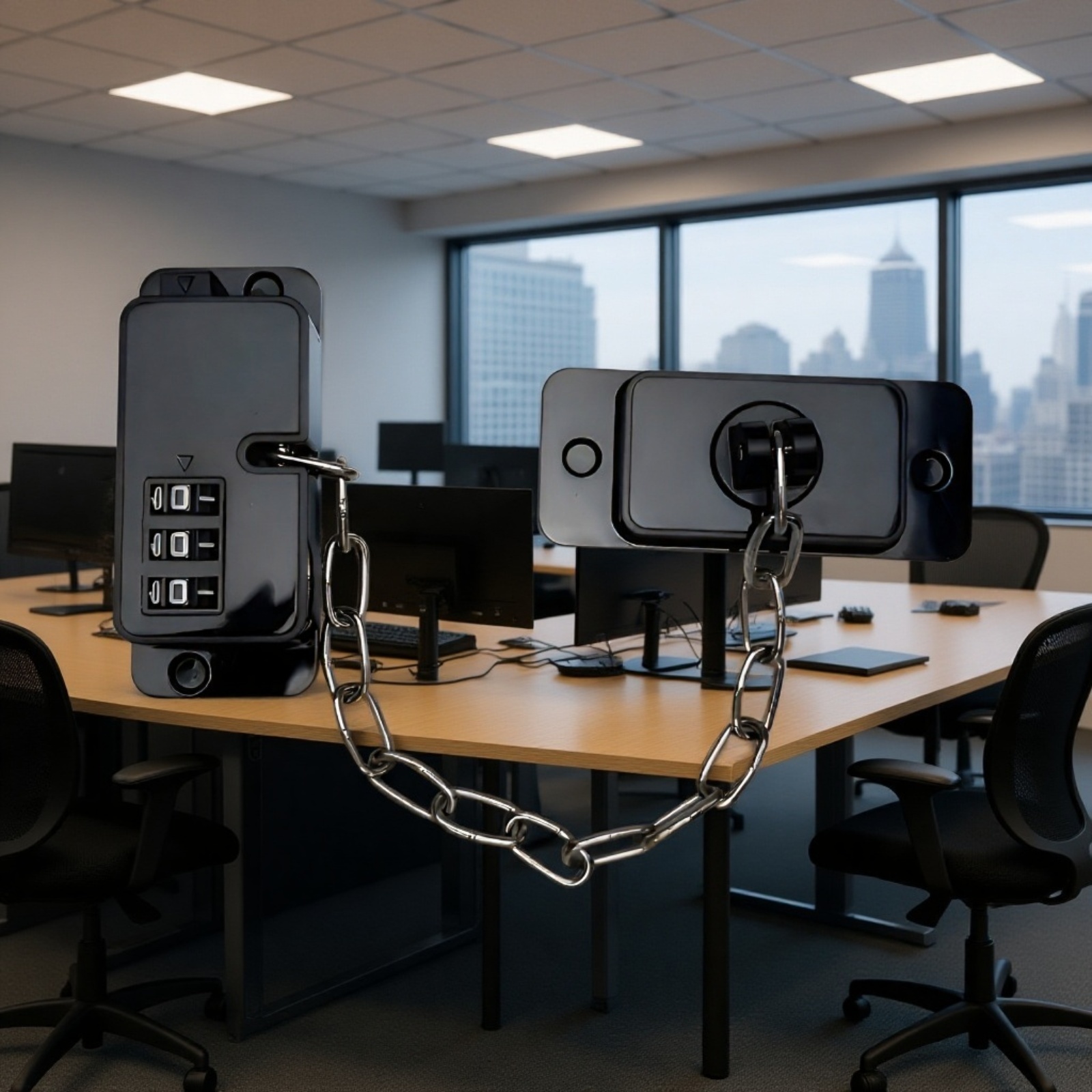 Anti-opening lock preventing forced entry